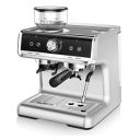 Budan Espresso Machine with Built-In Grinder and Coffee Maker Coffee Machine Comes along with a 58mm Tamper and 420ml Milk pitcher , 1 Year warranty, silver...