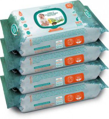 Buddsbuddy Cucumber Based Skincare Baby Wet Wipes with lid  (320 Wipes)