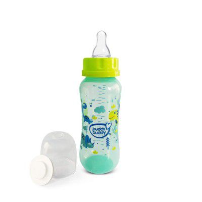 Buddsbuddy Elegant 3 in 1 Bottle (Feeding Bottle+Sipper+Cereal Feeder)125 ml (Green)
