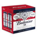 Budweiser 0.0 Non Alcoholic Beer Pack of 6, 6 X 330ml...