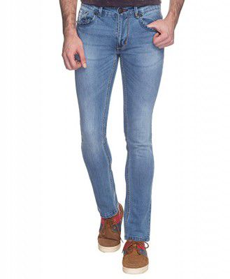 Buffalo by FBB Medium Stone Low Waist Jeans Blue