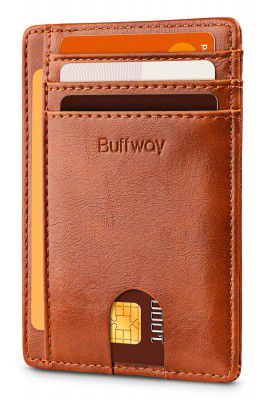 Buffway Brown Leather Mens Wallet (BW-WL-VC-BR)