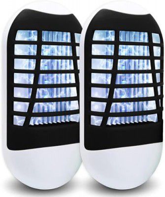 Bug Zapper Indoor, Electronic Fly Zapper Lamp, Non-Toxic, Silent Insect Mosquito Killer, Fly Killers Indoor