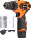 Buildskill 12V Li-ion Cordless Drill with Reversible Function and 7 Bits BDLI2K2 Pistol Grip Drill...