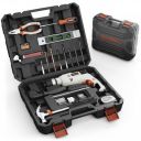 BUILDSKILL 136 Pcs 650W Copper Armature Professional Impact Drill Machine Tool Kit ...