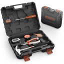 BUILDSKILL 18 Pieces Hand Tool Kit for Home | 3 Meter Auto Measuring Tape...