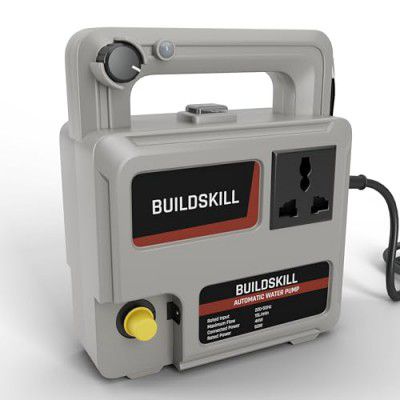 BUILDSKILL Automatic Water Pump with Max Water Flow 4.8L/Min | 4KW Connected Power | Adjustable Self Stop & Automatic Water Supply