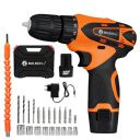 Buildskill BDLI2K3 12V Li-ion Cordless Drill with Reversible Function with 27 pieces Power & Hand Tool Kit (27 Tools)...