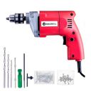 BUILDSKILL BED1100REDC1 10MM Impact Drill Machine Combo With Drill Bits, Screwdriver, Chuck Key, Powerful Motor, 350W,2800RPM,Dual Mode Switch, Variable Speed For Drilling Wood, Steel & Masonry...