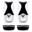 Buildskill Black Toothpaste Dispenser & Toothbrush Holders for Bathroom Set (Pack of 2)...