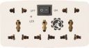 BUILDSKILL BPE1123 Three Pin Plug (White)...