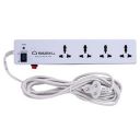 Buildskill Heavy Duty 240 Volts 4 Socket Extension Boards (White)...
