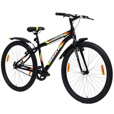 BUKE Adventure 27.5T: Matt Black MTB, Rigid Frame and V' Brake
