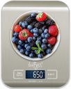 Bulfyss Stainless Steel Digital Kitchen Weighing Scale & Food Weight Machine for Diet, Nutrition, Health, Fitness, Baking & Cooking (5Kgs, Stainless Steel, 2 Years Warranty)...