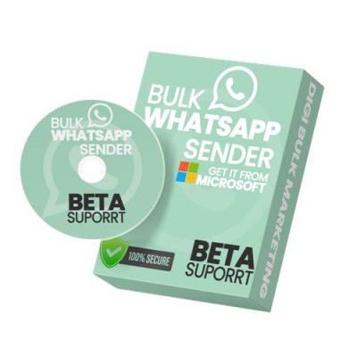 Bulk Whatsapp Sender - Multi Device Beta Support - Digi Bulk Marketing - 1 User - 1 Month License (Email Delivery License Key Only - No CD)