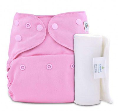 Bumberry Baby Reusable Diaper Cover Adjustable Size With Wet Free Insert (0 to 3 Years)