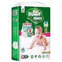 Bummy PANTS Super Dry Leakage Proof Technology Baby Diaper –Medium (M) Size, 72 Count, 5-11kg...