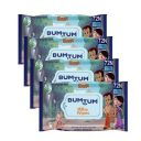Bumtum Baby Chota Bheem Gentle Soft Moisturizing Wet Wipes | Aloe Vera & Chamomile Extracts | Paraben & Sulfate Free (Pack of 4, 72 Pcs. Per Pack)...