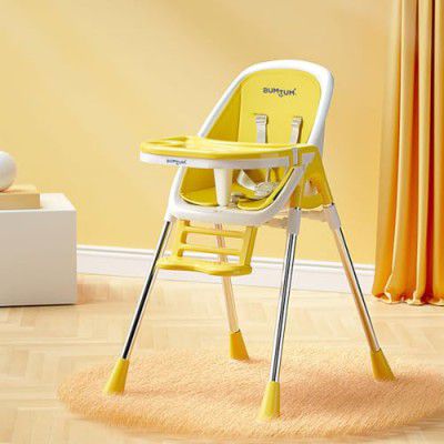 BUMTUM Baby High Chair 4 in 1 Convertible Folding with Footrest