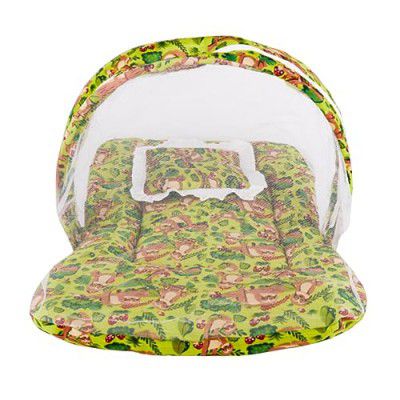Bumtum Baby Sloth Mosquito Net & Neck Throw Pillow, Baby Gadda Set