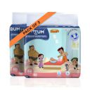 Bumtum Chota Bheem New Born Baby Diaper Pants, 120 Count, Leakage Protection Infused With Aloe Vera, Cottony Soft High Absorb Technology (Pack of 2)...