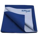 Bumtum Dry Sheet Instadry Leakproof Baby Bed Protector | Small Size 50 * 70cm | Pack of 1 | Royal Blue, Polycotton...