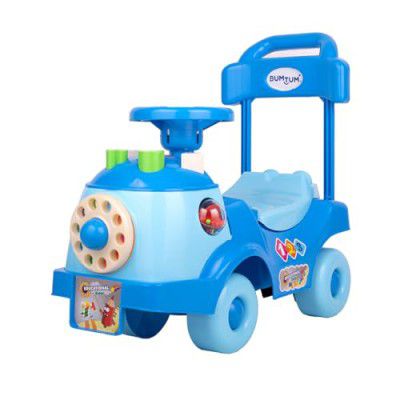 BUMTUM Rider Car for Kids| Ride-on Baby Car |Push Car Toy with Backrest |Ride-on Car for Kids |Ride-On Car Suitable for Kids Boys & Girls Kids |Educational Rider, Blue