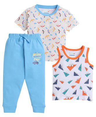 BUMZEE Baby Boys Diaper Pants/Leggings/Pyjamas Pack Of 3