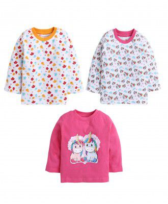 BUMZEE Baby-Girls Regular Fit T-Shirt