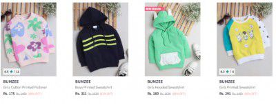 Bumzee Kid's Sweatshirts Starts ₹175