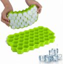 BUNLEK Ice Cube Box for Home Ice Cubes Silicon Trays (Pack of1)...
