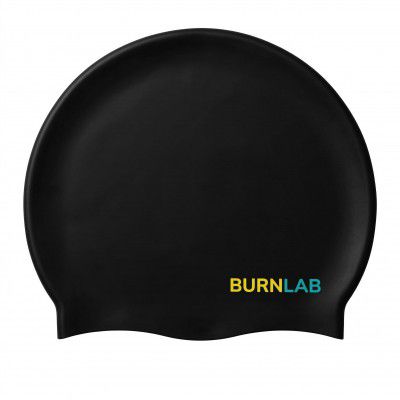 Burnlab Silicone Swimming Cap for Pool Training and Daily Use