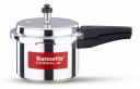Butterfly Cordial Induction Base Aluminium Pressure Cooker with Outer Lid, 3 Litres, Silver...