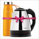 Butterfly Electric Kettle (1.8L, Black) & 500 ml Vacuum Flask...