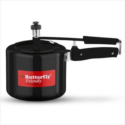 Butterfly Friendly 3 Ltr Innerlid Induction Base Hard Anodized 3 L Induction Bottom Pressure Cooker