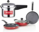 Butterfly Friendly Induction Base Kitchen Starter Kit Induction Bottom Cookware Set (Aluminium, 4 - Piece)...