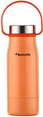 Butterfly Leisure 900 ml Flask (Orange, Steel)