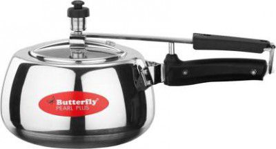 Butterfly Pearl Plus 3 L Inner Lid Induction Bottom Pressure Cooker (Aluminium)