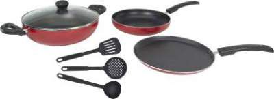 Butterfly Rapid 7P Set Indcution Bottom Cookware Set Induction Bottom Cookware Set (Aluminium 7-Piece)