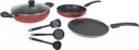 Butterfly Rapid 7P Set Indcution Bottom Cookware Set Induction Bottom Cookware Set (Aluminium 7-Piece)...