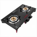 Butterfly Rapid Deluxe Frameless GlassTop Gas Stove, 2 Burners...