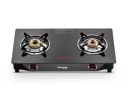 Butterfly Smart 2 Burner Glass Top Gas Stove 1 Year Manufacturer's Warranty | Black...