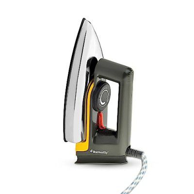 Butterfly Stainless Steel and Polypropylene Reva Dry Iron 1000 W, 1000 Watts