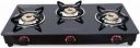Butterfly Trio 3 Burner Glass Manual Gas Stove ...