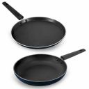 Butterfly Wave LX Kitchen Combo Non Stick Cookware 2 Pcs Set | Fry Pan 250 MM, Tawa 250 MM | 1 Year Warranty, Blue...