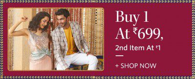 Buy 1 At 699 & 2nd Item At Rs. 1