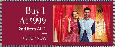 Buy 1 At Rs.999 & 2nd Item At Rs. 1