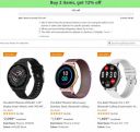 Buy 2 items, get 12% off on Fire-Boltt Smartwatch...