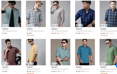 Roadster Loot : Buy 3  Shirts at 169 Each