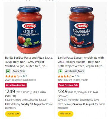 Buy any Barilla Sauce & Get Free Ovomaltine Crunchy Cream Spread